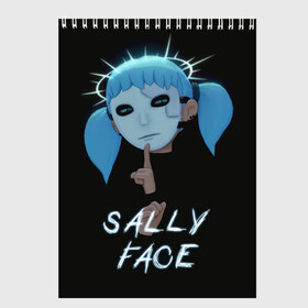 Скетчбук с принтом Sally Face (6) , 100% бумага
 | 48 листов, плотность листов — 100 г/м2, плотность картонной обложки — 250 г/м2. Листы скреплены сверху удобной пружинной спиралью | face | fisher | larry johnson | mask | sally | sally face | sally fisher | демоны | духи | маска | призраки | салли | салли фейс | салли фишер | фейс