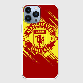 Чехол для iPhone 13 Pro Max с принтом Манчестер Юнайтед ,  |  | Тематика изображения на принте: manchester | manchester united | mufc | red devils | клубная | красные дьяволы | манчестер | манчестер юнайтед | фанатская | футбольная | футбольный клуб | юнайтед