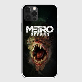 Чехол для iPhone 12 Pro Max с принтом Metro Exodus , Силикон |  | Тематика изображения на принте: 2019 | 2033 | exodus | game | logo | metro | апокалипсис | герой | зубы | игра | исход | лого | метро | монстр | персонаж | сталкер