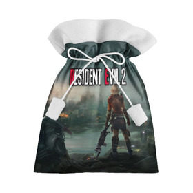 Подарочный 3D мешок с принтом Resident Evil 2 , 100% полиэстер | Размер: 29*39 см | Тематика изображения на принте: 