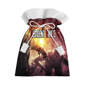 Подарочный 3D мешок с принтом Resident Evil 2 , 100% полиэстер | Размер: 29*39 см | Тематика изображения на принте: 2 | biohazard | evil | g | horror | resident | survival | вирус | зла | зомби | монстры | обитель