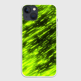 Чехол для iPhone 13 с принтом ЗЕЛЕНЫЙ ОГОНЬ ,  |  | bright | fire | green | heat | light | wildfire | зеленый | искры | огненный | огонь | пламя | пожар