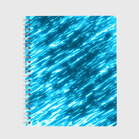 Тетрадь с принтом ЛЕДЯНОЙ ШТОРМ , 100% бумага | 48 листов, плотность листов — 60 г/м2, плотность картонной обложки — 250 г/м2. Листы скреплены сбоку удобной пружинной спиралью. Уголки страниц и обложки скругленные. Цвет линий — светло-серый
 | Тематика изображения на принте: blue | bright | cold | fire | heat | ice | light | wildfire | битва огней | битва стихий | искры | огненный | огонь | пламя | пожар | холод