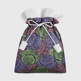 Подарочный 3D мешок с принтом Розы Лил Пипа , 100% полиэстер | Размер: 29*39 см | gus ahr | lil | lil peep | peep | runaway | лилпип | реп | розы | рэп | узор | хип хоп | эмо