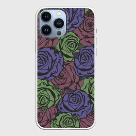 Чехол для iPhone 13 Pro Max с принтом Розы Лил Пипа ,  |  | gus ahr | lil | lil peep | peep | runaway | лилпип | реп | розы | рэп | узор | хип хоп | эмо