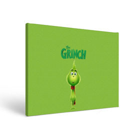 Холст прямоугольный с принтом The Grinch , 100% ПВХ |  | Тематика изображения на принте: grinch | гринч | новый год | рождество