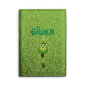 Обложка для автодокументов с принтом The Grinch , натуральная кожа |  размер 19,9*13 см; внутри 4 больших “конверта” для документов и один маленький отдел — туда идеально встанут права | grinch | гринч | новый год | рождество