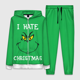 Женский костюм 3D с принтом I hate christmas ,  |  | grinch | гринч | новый год | рождество