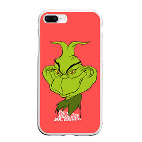 Чехол для iPhone 7Plus/8 Plus матовый с принтом Mr Grinch , Силикон | Область печати: задняя сторона чехла, без боковых панелей | grinch | гринч | новый год | рождество