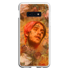 Чехол для Samsung S10E с принтом Lil Peep rose , Силикон | Область печати: задняя сторона чехла, без боковых панелей | Тематика изображения на принте: hip hop | lil | lil peep rose | peep | rap | roze | реп | роза | розы | рэп | хип хоп | цветок | цветочный паттерн | цветочный фон | цветы