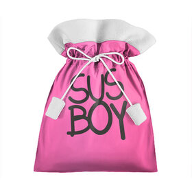 Подарочный 3D мешок с принтом Susboy , 100% полиэстер | Размер: 29*39 см | Тематика изображения на принте: baby | cry | lil peep | lil peep cry baby | pink | susboy | камуфляж | лил | лилпип | пип | розовый | розовый камуфляж