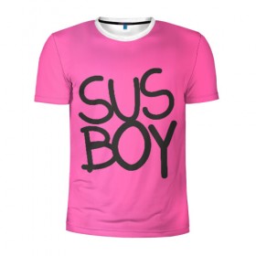 Мужская футболка 3D спортивная с принтом Susboy , 100% полиэстер с улучшенными характеристиками | приталенный силуэт, круглая горловина, широкие плечи, сужается к линии бедра | baby | cry | lil peep | lil peep cry baby | pink | susboy | камуфляж | лил | лилпип | пип | розовый | розовый камуфляж
