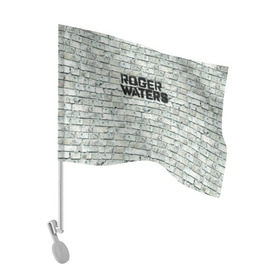 Флаг для автомобиля с принтом Roger Waters. The Wall , 100% полиэстер | Размер: 30*21 см | pink floyd | roger waters | джордж уотерс | композитор | певец | поэт