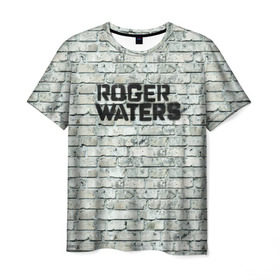 Мужская футболка 3D с принтом Roger Waters. The Wall , 100% полиэфир | прямой крой, круглый вырез горловины, длина до линии бедер | pink floyd | roger waters | джордж уотерс | композитор | певец | поэт