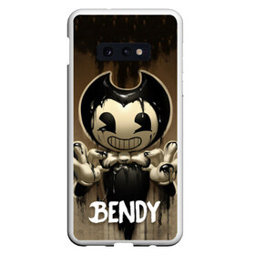 Чехол для Samsung S10E с принтом Bendy , Силикон | Область печати: задняя сторона чехла, без боковых панелей | Тематика изображения на принте: bendy | bendy in the ink machine | cartoon | game | бенди | игра