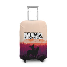 Чехол для чемодана 3D с принтом Red Dead Redemption , 86% полиэфир, 14% спандекс | двустороннее нанесение принта, прорези для ручек и колес | Тематика изображения на принте: dead | gamer | john | marston | rdr | red | redemption | rockstar | shooter | western | вестерн | джон | марстон | шутер