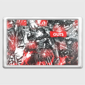 Магнит 45*70 с принтом Guts , Пластик | Размер: 78*52 мм; Размер печати: 70*45 | anime | berserk | guts | аниме | берсерк | гатс