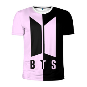 Мужская футболка 3D спортивная с принтом BTS , 100% полиэстер с улучшенными характеристиками | приталенный силуэт, круглая горловина, широкие плечи, сужается к линии бедра | Тематика изображения на принте: bts | бтс | группа | корейская | музыка | розовый | цветы | черный