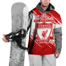 Накидка на куртку 3D с принтом Ливерпуль , 100% полиэстер |  | anfield | liverpool | liverpool fc | the reds | you ll never walk a | клубная | красные | ливерпуль | мерсисайдцы | фанатская | футбольная | футбольный клуб | футбольный клуб ливерпуль | энфилд