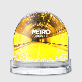 Водяной шар с принтом METRO EXODUS , Пластик | Изображение внутри шара печатается на глянцевой фотобумаге с двух сторон | 
