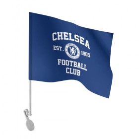 Флаг для автомобиля с принтом Челси , 100% полиэстер | Размер: 30*21 см | blue is | chelsea | chelsea fc | ktbffh | the blues | апл | аристократы | клубная | лондон | пенсионеры | синие | фанатская | футбол | футбольная | футбольный клуб | футбольный клуб челси | челси