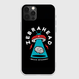 Чехол для iPhone 12 Pro с принтом Zebrahead - Brain Invaders , силикон | область печати: задняя сторона чехла, без боковых панелей | Тематика изображения на принте: album | brain | core | invaders | mind | rapcore | rock | ufo | zebrahead | альбом | зебрахед | мозг