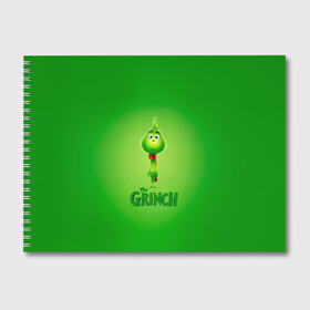 Альбом для рисования с принтом Dr Seuss The Grinch , 100% бумага
 | матовая бумага, плотность 200 мг. | benedict | christmas | cumberbatch | grinch | max | whoville | winter | бенедикт | год | гринч | зима | камбербэтч | ктоград | макс | новый | рождество | снег | снежинки