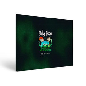 Холст прямоугольный с принтом Sally Face , 100% ПВХ |  | sally face | гизмо | девид | девочка | игра | лари | ларри | мальчик | маска | мрачная | на лице | пых | с протезом | сал | сали | салли | салли фейс | фейс | фэйс | эддисон | эшли