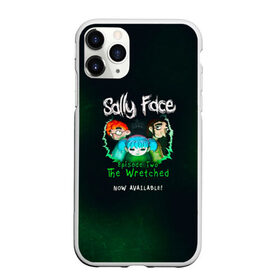 Чехол для iPhone 11 Pro Max матовый с принтом Sally Face , Силикон |  | sally face | гизмо | девид | девочка | игра | лари | ларри | мальчик | маска | мрачная | на лице | пых | с протезом | сал | сали | салли | салли фейс | фейс | фэйс | эддисон | эшли