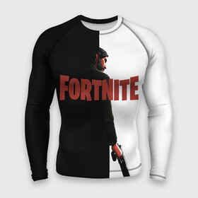 Мужской рашгард 3D с принтом The Reaper Half Black Fortnite ,  |  | 2019 | armor | armour | cybersport | esport | fortnite | game | llama | logo | броня | игра | киберспорт | лама | симулятор строительства | строительство | фортнайт | черный