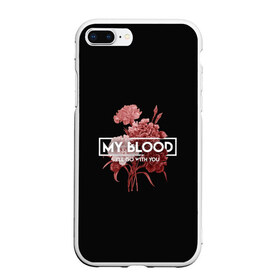 Чехол для iPhone 7Plus/8 Plus матовый с принтом TOP My Blood , Силикон | Область печати: задняя сторона чехла, без боковых панелей | dun | joseph | josh | joshua | one | pilots | top | trench | twenty | tyler | usa | william | дан | джозеф | джош | джошуа | пилоты | сша | тайлер | уильям