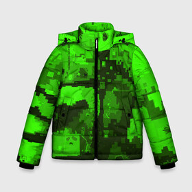 Зимняя куртка для мальчиков 3D с принтом Minecraft , ткань верха — 100% полиэстер; подклад — 100% полиэстер, утеплитель — 100% полиэстер | длина ниже бедра, удлиненная спинка, воротник стойка и отстегивающийся капюшон. Есть боковые карманы с листочкой на кнопках, утяжки по низу изделия и внутренний карман на молнии. 

Предусмотрены светоотражающий принт на спинке, радужный светоотражающий элемент на пуллере молнии и на резинке для утяжки | blade | blocks | creeper | cubes | game | ken | mine craft | minecraft | mobs | sword | игры | крипер | майн крафт | майнкрафт | моб