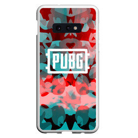 Чехол для Samsung S10E с принтом PUBG , Силикон | Область печати: задняя сторона чехла, без боковых панелей | action | battlegrounds | chiken | game | online | playerunknown’s | pubg | игры | камуфляж | курица | наемники | огонь | пабг | пубг | сковорода | солдаты | шутер