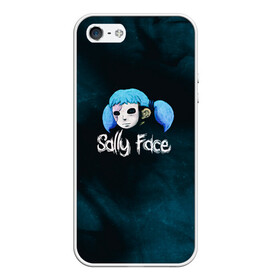 Чехол для iPhone 5/5S матовый с принтом Sally Face , Силикон | Область печати: задняя сторона чехла, без боковых панелей | sally face | гизмо | девид | девочка | игра | лари | ларри | мальчик | маска | мрачная | на лице | пых | с протезом | сал | сали | салли | салли фейс | фейс | фэйс | эддисон | эшли