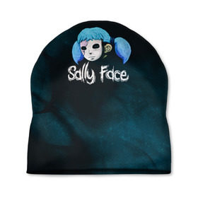 Шапка 3D с принтом Sally Face , 100% полиэстер | универсальный размер, печать по всей поверхности изделия | sally face | гизмо | девид | девочка | игра | лари | ларри | мальчик | маска | мрачная | на лице | пых | с протезом | сал | сали | салли | салли фейс | фейс | фэйс | эддисон | эшли