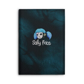 Обложка для автодокументов с принтом Sally Face , натуральная кожа |  размер 19,9*13 см; внутри 4 больших “конверта” для документов и один маленький отдел — туда идеально встанут права | Тематика изображения на принте: sally face | гизмо | девид | девочка | игра | лари | ларри | мальчик | маска | мрачная | на лице | пых | с протезом | сал | сали | салли | салли фейс | фейс | фэйс | эддисон | эшли