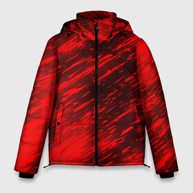 Мужская зимняя куртка 3D с принтом RED FIRE STORM , верх — 100% полиэстер; подкладка — 100% полиэстер; утеплитель — 100% полиэстер | длина ниже бедра, свободный силуэт Оверсайз. Есть воротник-стойка, отстегивающийся капюшон и ветрозащитная планка. 

Боковые карманы с листочкой на кнопках и внутренний карман на молнии. | Тематика изображения на принте: bright | fire | heat | light | orange | wildfire | искры | огненный | огонь | оранжевый | пламя | пожар