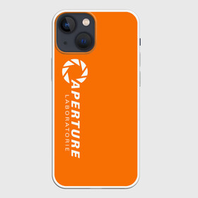 Чехол для iPhone 13 mini с принтом APERTURE LABORATORIE ,  |  | aperture laboratorie | black mesa | gordon freeman | half life | half life 3 | logo | valve | вэлв | гордон фриман | игра | лого | монтировка | фантастика | халф лайф