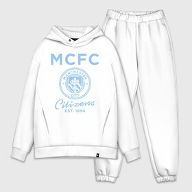 Мужской костюм хлопок OVERSIZE с принтом Манчестер Сити ,  |  | city | manchester city | manchester city football club | the citizens | апл | горожане | клубная | ман сит | манчестер | манчестер сити | сити | фанатская | футбол | футбольная | футбольный клуб