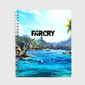 Тетрадь с принтом FARCRY , 100% бумага | 48 листов, плотность листов — 60 г/м2, плотность картонной обложки — 250 г/м2. Листы скреплены сбоку удобной пружинной спиралью. Уголки страниц и обложки скругленные. Цвет линий — светло-серый
 | far cry | far cry 5 | far cry new dawn | farcry | fc 5 | fc5 | game | new dawn | игры | постапокалипсис | фар край | фар край 5