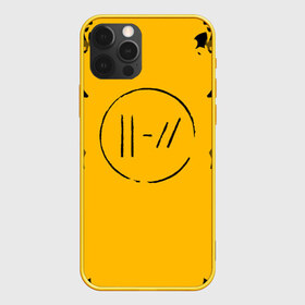 Чехол для iPhone 12 Pro Max с принтом TWENTY ONE PILOTS , Силикон |  | Тематика изображения на принте: 21 pilots | 21p | music | rock | top | trench | twenty one pilots | yellow | группа | жёлтый | музыка | рок