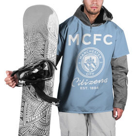 Накидка на куртку 3D с принтом Манчестер Сити , 100% полиэстер |  | Тематика изображения на принте: 