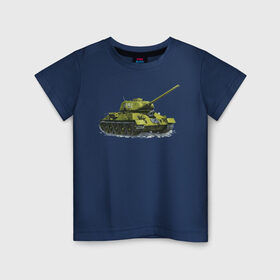 Детская футболка хлопок с принтом Зимний Танк , 100% хлопок | круглый вырез горловины, полуприлегающий силуэт, длина до линии бедер | war | бмп | броня | военный | война | зеленый | оборона | онлайн | оружие | снежный | танк | танки | танки онлайн | танчики