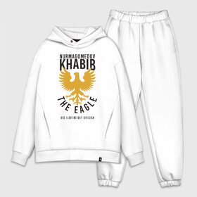 Мужской костюм хлопок OVERSIZE с принтом Хабиб ,  |  | champion | conor | eagle | fighter | ireland | khabib | mcgregor | mma | notorious | nurmagomedov | russia | ufc | боец | бой | бокс | воин | дагестан | единоборства | ирландия | ко | конор | макгрегор | махачкала | нокаут | нурмагомедов | орёл