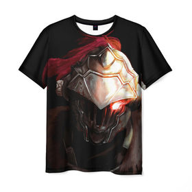 Мужская футболка 3D с принтом Goblin Slayer , 100% полиэфир | прямой крой, круглый вырез горловины, длина до линии бедер | manga | senpai | аниме | анимэ | манга | сенпай