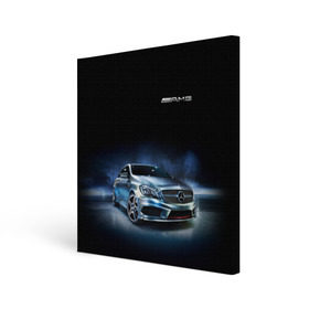 Холст квадратный с принтом Mercedes AMG , 100% ПВХ |  | Тематика изображения на принте: car | mercedes | mercedes   benz | motorsport | автомобиль | автоспорт | мерседес | спорткар