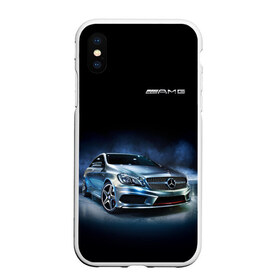 Чехол для iPhone XS Max матовый с принтом Mercedes AMG , Силикон | Область печати: задняя сторона чехла, без боковых панелей | car | mercedes | mercedes   benz | motorsport | автомобиль | автоспорт | мерседес | спорткар