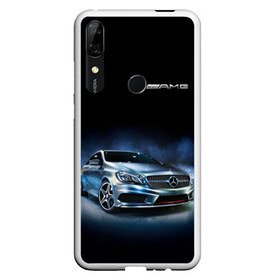 Чехол для Honor P Smart Z с принтом Mercedes AMG , Силикон | Область печати: задняя сторона чехла, без боковых панелей | Тематика изображения на принте: car | mercedes | mercedes   benz | motorsport | автомобиль | автоспорт | мерседес | спорткар