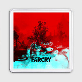 Магнит 55*55 с принтом FARCRY , Пластик | Размер: 65*65 мм; Размер печати: 55*55 мм | far cry | far cry 5 | far cry new dawn | far cry primal | farcry | fc 5 | fc5 | game | new dawn | primal | игры | постапокалипсис | фар край | фар край 5