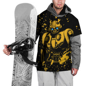 Накидка на куртку 3D с принтом Bumblebee , 100% полиэстер |  | Тематика изображения на принте: kefer | volkswagen | автобот | бамблби | трансформатор | трансформаторы | шершень | шмель